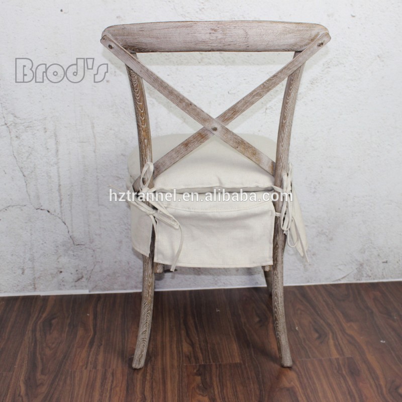 クロスバック木材椅子クロスバック籐ビストロ椅子-木製椅子問屋・仕入れ・卸・卸売り