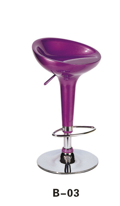 2013新しいタイププッシュボタンのバーのスツール-プラスチック製椅子問屋・仕入れ・卸・卸売り