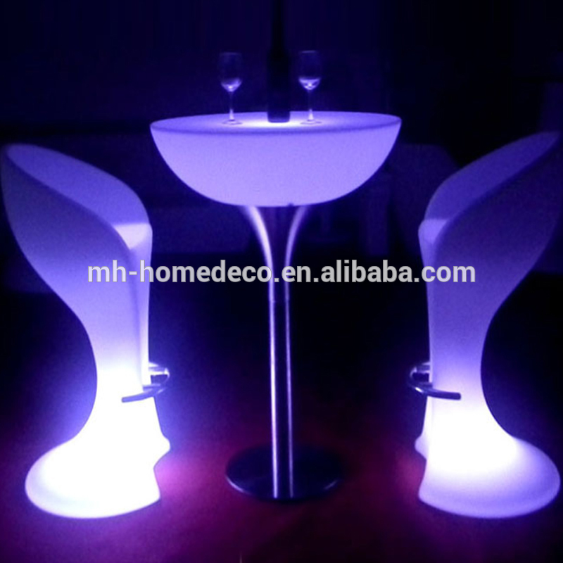 rgbledバーテーブルのプラスチックは、 テーブルと椅子とナイトクラブイベント用-プラスチックテーブル問屋・仕入れ・卸・卸売り