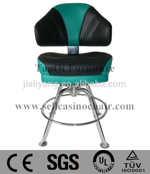 2015熱い販売カジノ バー チェア フットレスト使用カジノ ゲーミング椅子k123-バーチェア問屋・仕入れ・卸・卸売り