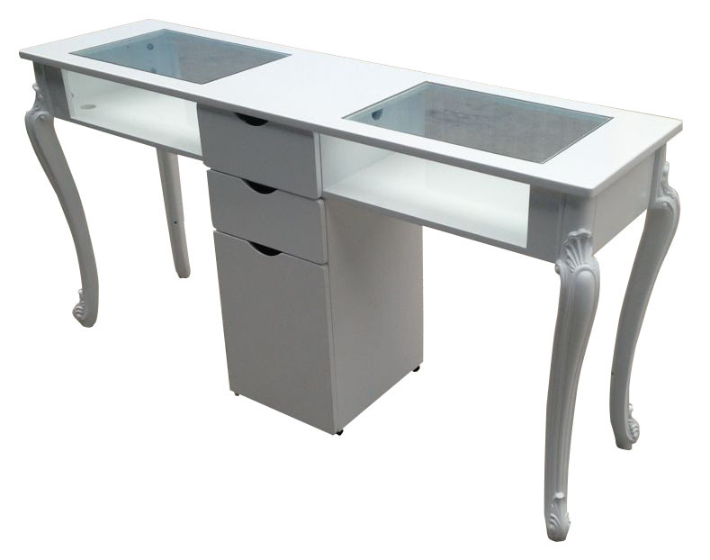 マニキュアテーブルネイルサロンの家具モダンな/double販売のためのネイルテーブル-ネイル用テーブル問屋・仕入れ・卸・卸売り