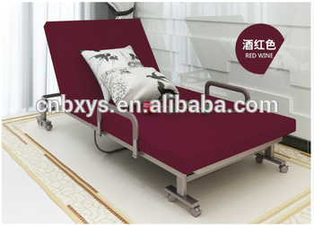 折りたたみベッド|調整可能なシングルベッド|大人つ折りベッド-ベッド問屋・仕入れ・卸・卸売り