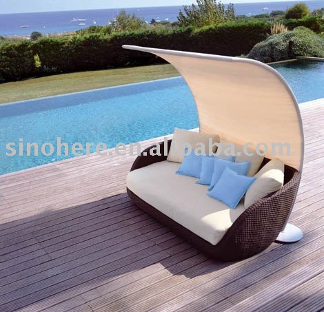 近代的な籐の/ay4007太陽のベッド籐家具-その他屋外用家具問屋・仕入れ・卸・卸売り