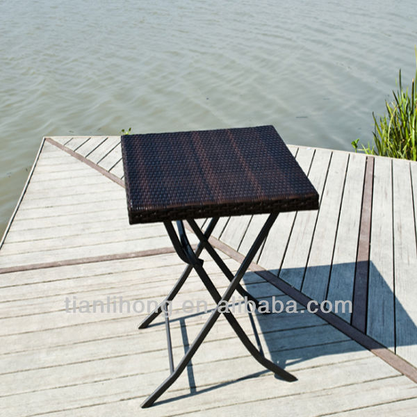 折り折りラタンbar/ビストロテーブル-折り畳み式テーブル問屋・仕入れ・卸・卸売り