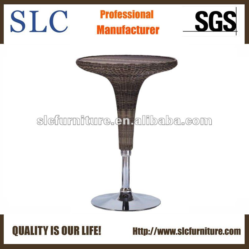 調節可能な屋外の籐のバーのテーブル( sc- c6)-バーテーブル問屋・仕入れ・卸・卸売り