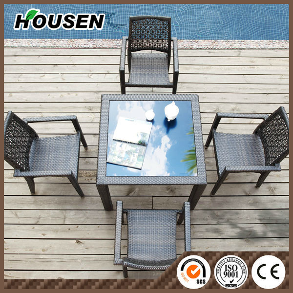 屋外の家具の清算hs-2830フィリピン竹と籐家具-ガーデンセット問屋・仕入れ・卸・卸売り