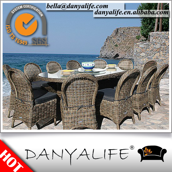 Dyds- dd605danyalife合成籐屋外アルミのレストランのダイニングセット-ガーデンセット問屋・仕入れ・卸・卸売り