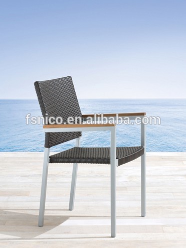 2014ホット販売籐アルミガーデンチェア金属椅子-ガーデンチェア問屋・仕入れ・卸・卸売り