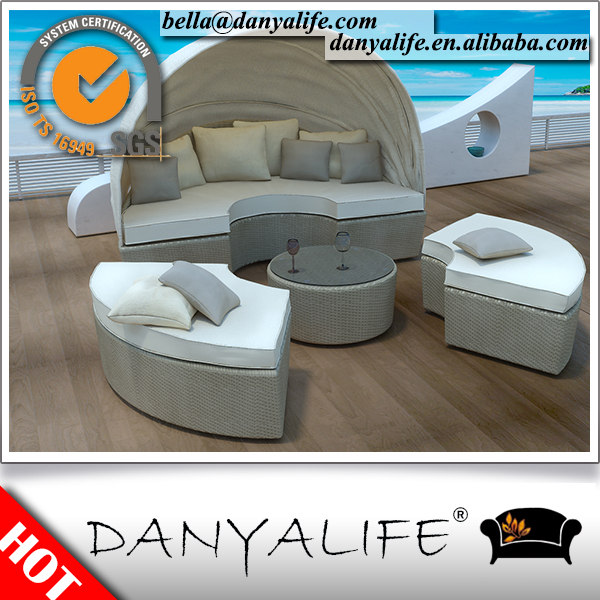 Dybed- d4207danyalife新しいポリ屋外の籐のレジャーベッド-ガーデンセット問屋・仕入れ・卸・卸売り