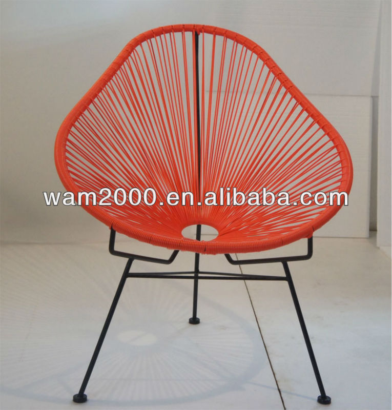 鋼鉄PEの円形の柳細工のアカプルコの椅子-ガーデンチェア問屋・仕入れ・卸・卸売り