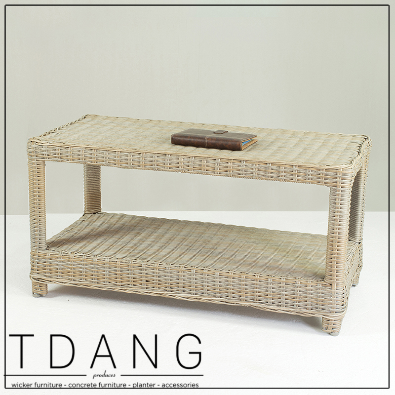ブラウン樹脂籐ガーデン家具- driagoテーブル-屋外用テーブル問屋・仕入れ・卸・卸売り