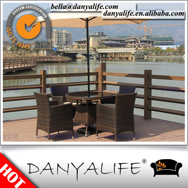 Dyds- d5438danyalifepolyrattanヴィラ屋外デッキ5個ダイニングセット-ガーデンセット問屋・仕入れ・卸・卸売り