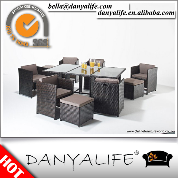 Dyds- dd601danyalifeガーデン合成籐断面ダイニングセット-ガーデンセット問屋・仕入れ・卸・卸売り