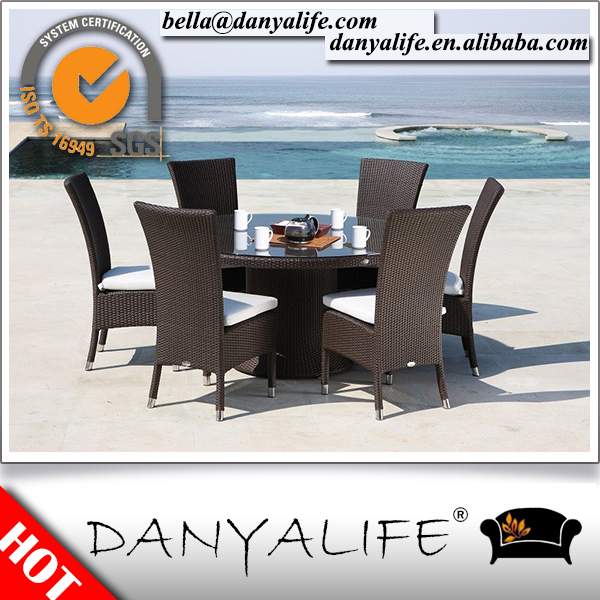 Dyds- d7611danyalifeヴィラガーデン籐pe6+1セットダイニングセット-ガーデンセット問屋・仕入れ・卸・卸売り