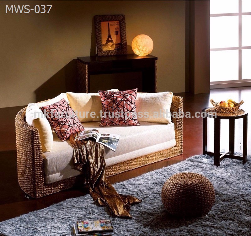 のリビングルームの家具天然ラタン家具-- 屋内chaiseのラウンジのソファ-リビング用ソファ問屋・仕入れ・卸・卸売り