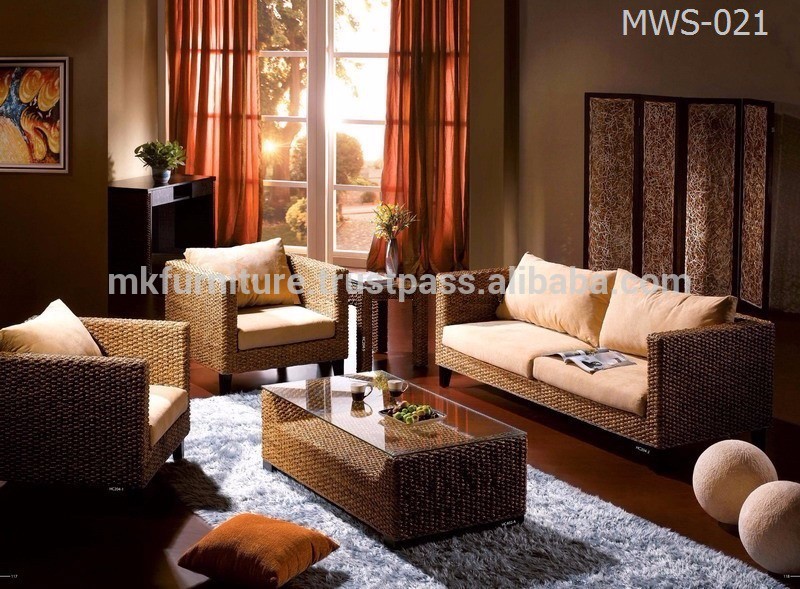 eu豪華なデザインの籐リビングルームのソファセットの家の家具-リビング用ソファ問屋・仕入れ・卸・卸売り