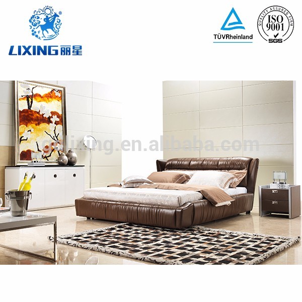 寝室の家具デザイン最新ソフトレザーベッドで中国-ベッド問屋・仕入れ・卸・卸売り