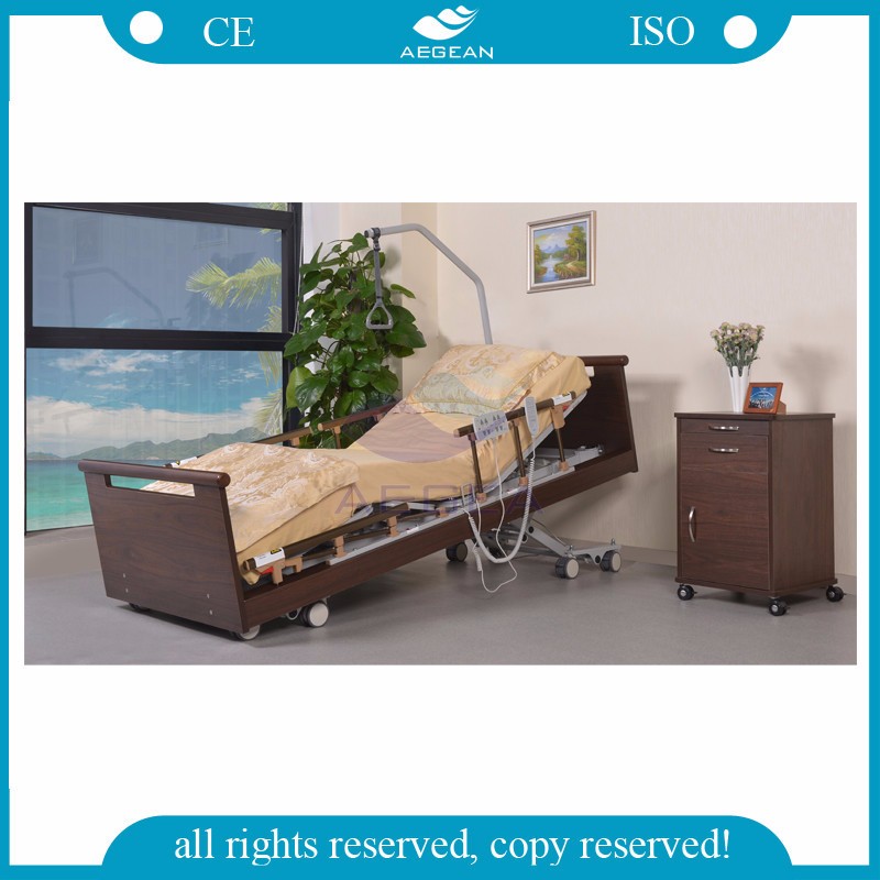 AG-W001 5調節可能な用集中治療木製電気病院のベッド-病院用ベッド問屋・仕入れ・卸・卸売り