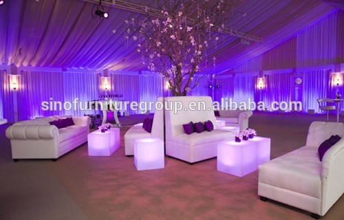 様々なモデルレンタル家具の結婚式白いソファ-リビング用ソファ問屋・仕入れ・卸・卸売り