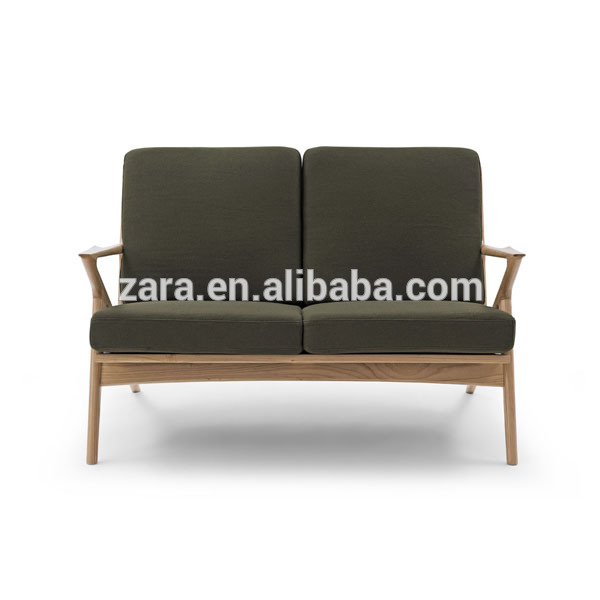 無垢材フレーム二つの席のソファ。 poulジェンセンセリグベzソファ-リビング用ソファ問屋・仕入れ・卸・卸売り