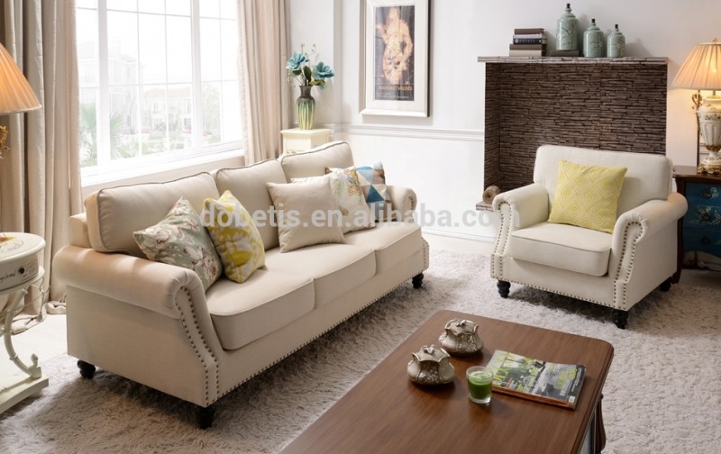 アメリカンスタイルのソファセット3席s3200#のリビングルームの家具のための-リビング用ソファ問屋・仕入れ・卸・卸売り