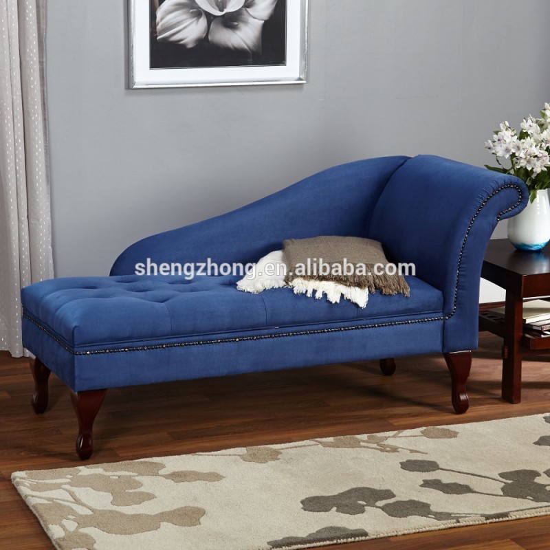 Hotsaleのブルー長椅子ソファ用リビングルームや寝室-リビング用ソファ問屋・仕入れ・卸・卸売り