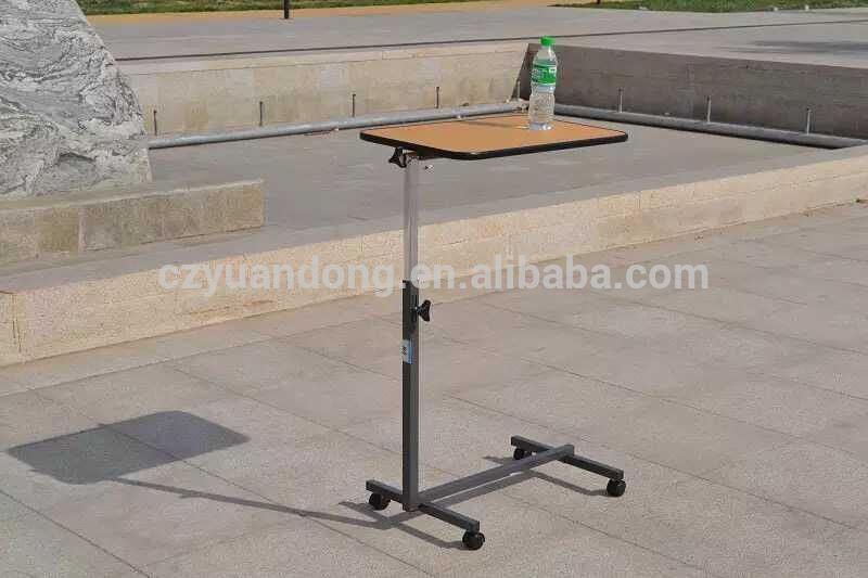 ダイニングテーブルベッドサイド病院の使用、 小さなダイニングテーブルの車輪の上に-その他木製家具問屋・仕入れ・卸・卸売り