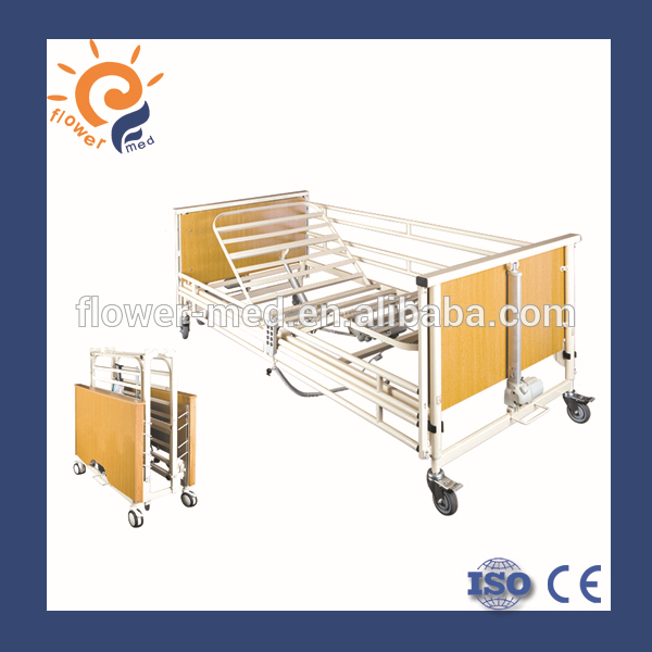 中国サプライヤー経済基本5機能木製折り畳ま電気病院のベッド-病院用ベッド問屋・仕入れ・卸・卸売り