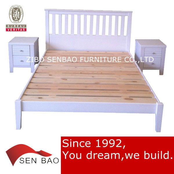 ロイヤルホワイト木製ベッドのデザイン-ベッド問屋・仕入れ・卸・卸売り