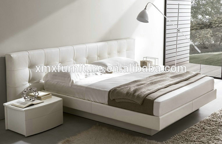 Xmx現代デザイン古典白い革ベッド3011-ベッド問屋・仕入れ・卸・卸売り
