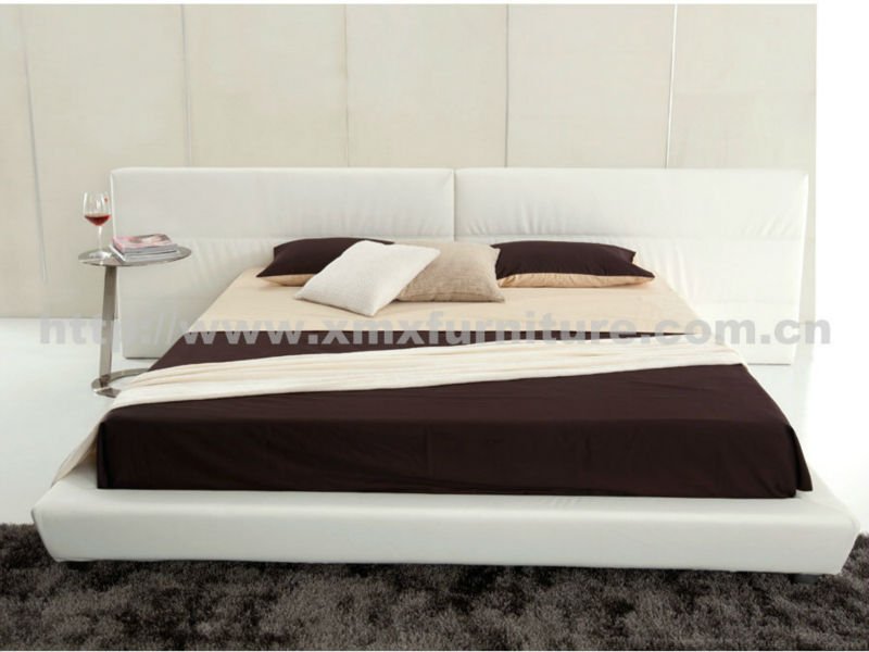 エレガントな革のベッドルームのモダンなホテル・/ファブリックキングサイズベッド( 3009- 5#)-ベッド問屋・仕入れ・卸・卸売り