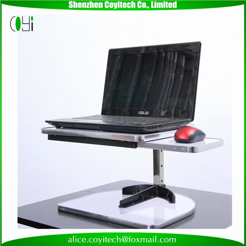立ちデスクリフティングラップトップスタンドデスクテーブル高さ調節可能な座るにスタンド-木製テーブル問屋・仕入れ・卸・卸売り