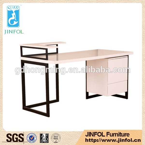 高品質でモダンなデザインの白い木製テーブル事務局-木製テーブル問屋・仕入れ・卸・卸売り