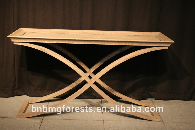 ホット販売ヨーロッパ スタイル木製オーク の コンソール テーブル-木製テーブル問屋・仕入れ・卸・卸売り