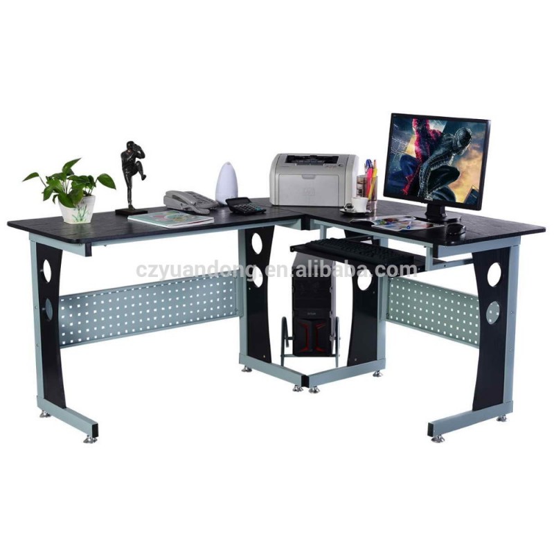 高級mdfオフィスコーナーパソコンデスク-木製テーブル問屋・仕入れ・卸・卸売り