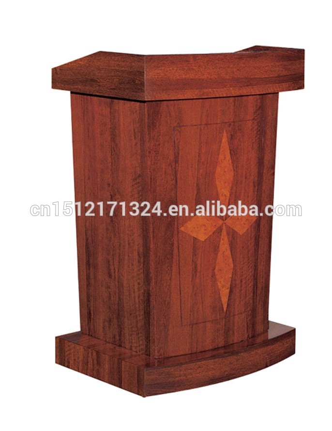 Sz-d01木製クラシック表彰台スピーチテーブルで赤いマホガニー-その他アンティーク家具問屋・仕入れ・卸・卸売り