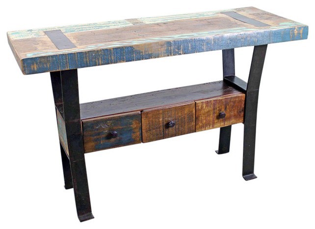 アンティーク工業用のコンソールテーブル、 フランスの産業コンソールテーブル-その他木製家具問屋・仕入れ・卸・卸売り