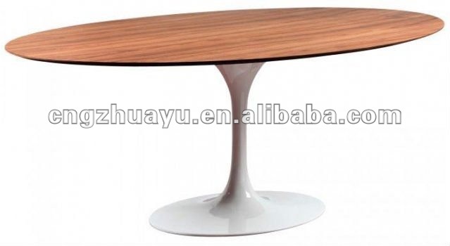 木製トップアルミベースチューリップテーブルレプリカ-木製テーブル問屋・仕入れ・卸・卸売り