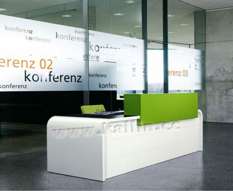 KL-RT023現代オフィス家具greeen認証oemカスタムメイド製品ベニヤオフィステーブル安い受付-木製テーブル問屋・仕入れ・卸・卸売り