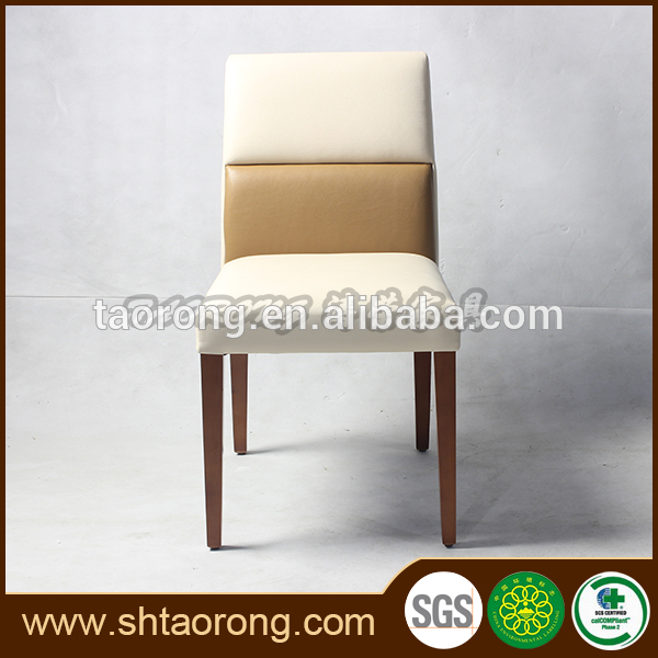 新しいスタイルのレストランの椅子スタッカブル販売のための合成皮革-木製椅子問屋・仕入れ・卸・卸売り
