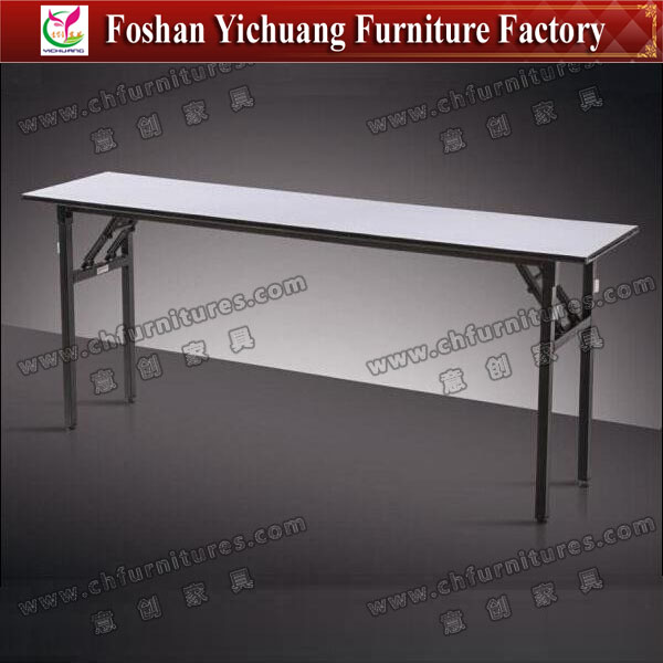 現代の折りたたみ長方形と架台会議テーブルYC-T04-02-木製テーブル問屋・仕入れ・卸・卸売り