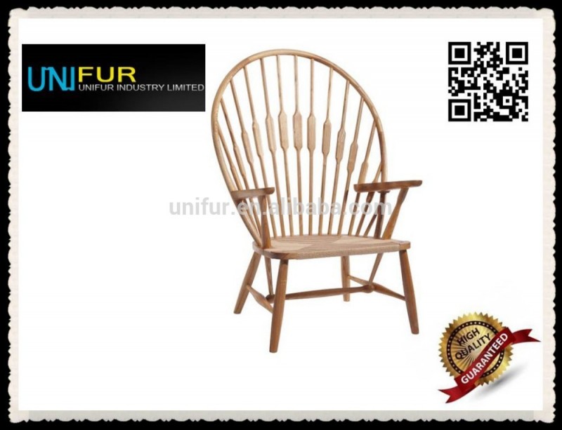 特別デザイン レプリカ ウェグナー安い ハイ バック孔雀アームチェア-木製椅子問屋・仕入れ・卸・卸売り