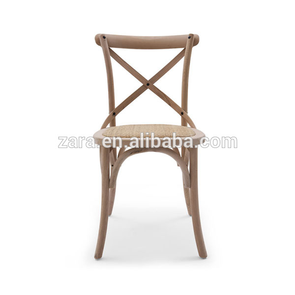 木製アンティークスタイル木製椅子×クロスバックチェア木材デザインダイニングチェア-問屋・仕入れ・卸・卸売り