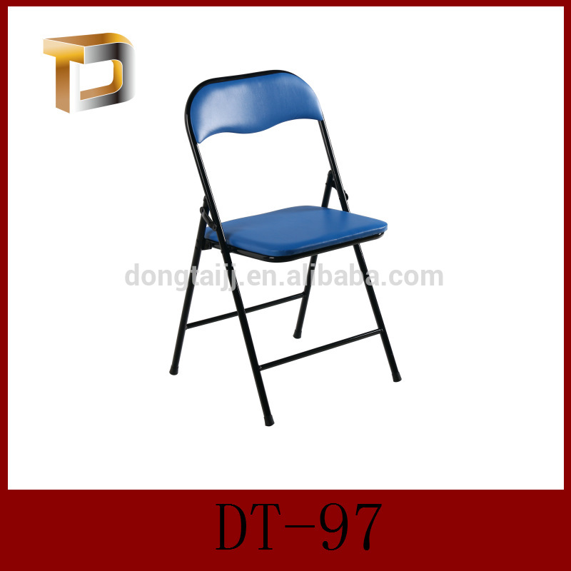 熱い販売の木製折りたたみ椅子dt-97/金属と革の折りたたみ椅子-折り畳み椅子問屋・仕入れ・卸・卸売り