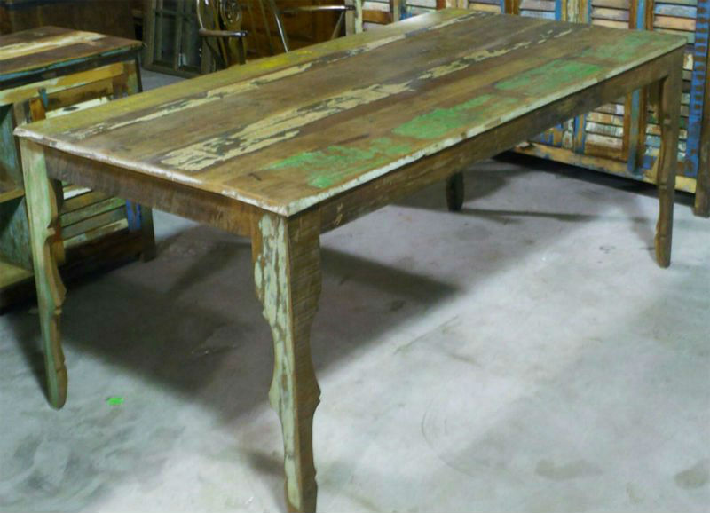 埋め立て/再生木材のダイニングテーブル-木製テーブル問屋・仕入れ・卸・卸売り