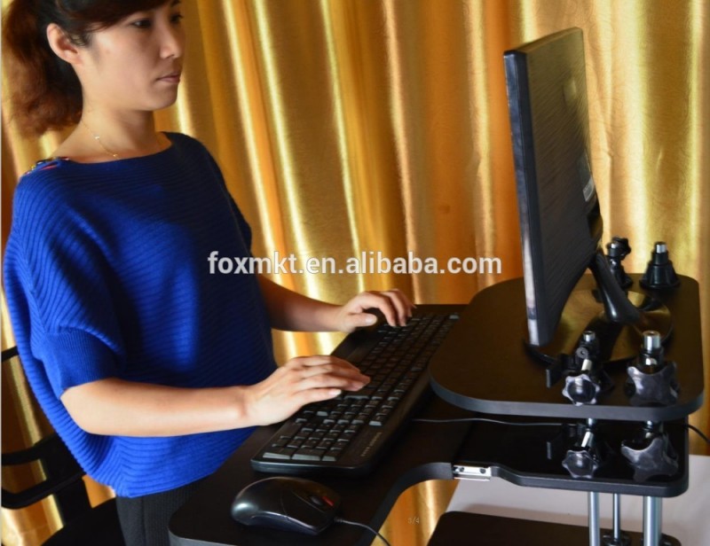 高さ調節可能なオフィススタンドアップデスクKD-4-折り畳み式テーブル問屋・仕入れ・卸・卸売り