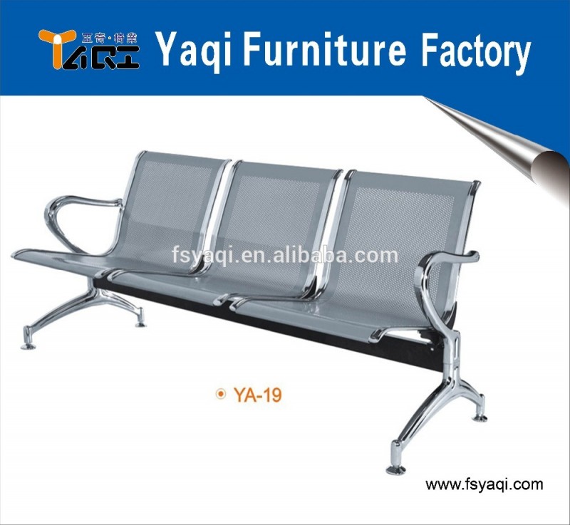 金属鋼3-seater安い待合室椅子ウェイティングチェアYA-19-金属製椅子問屋・仕入れ・卸・卸売り
