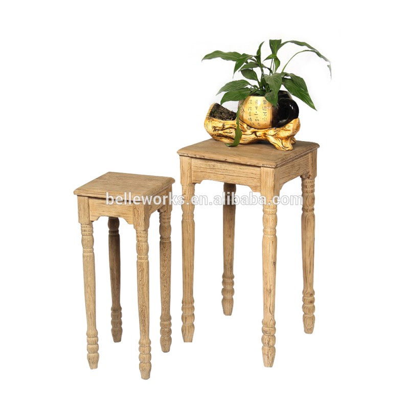 セット/2小さな木製エンドテーブル/コーヒーテーブル、ホテル装飾テーブル-木製テーブル問屋・仕入れ・卸・卸売り