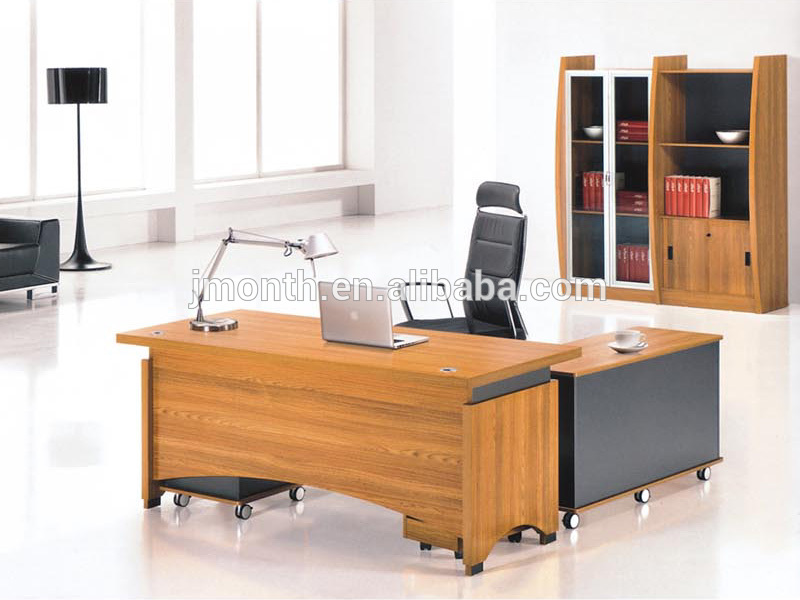 近代的なオフィスの机幹部をl字型オフィス机オフィス家具-木製テーブル問屋・仕入れ・卸・卸売り