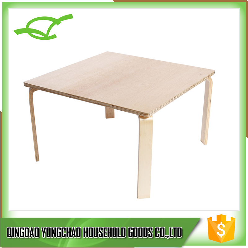 正方形のテーブル曲げ木-木製テーブル問屋・仕入れ・卸・卸売り